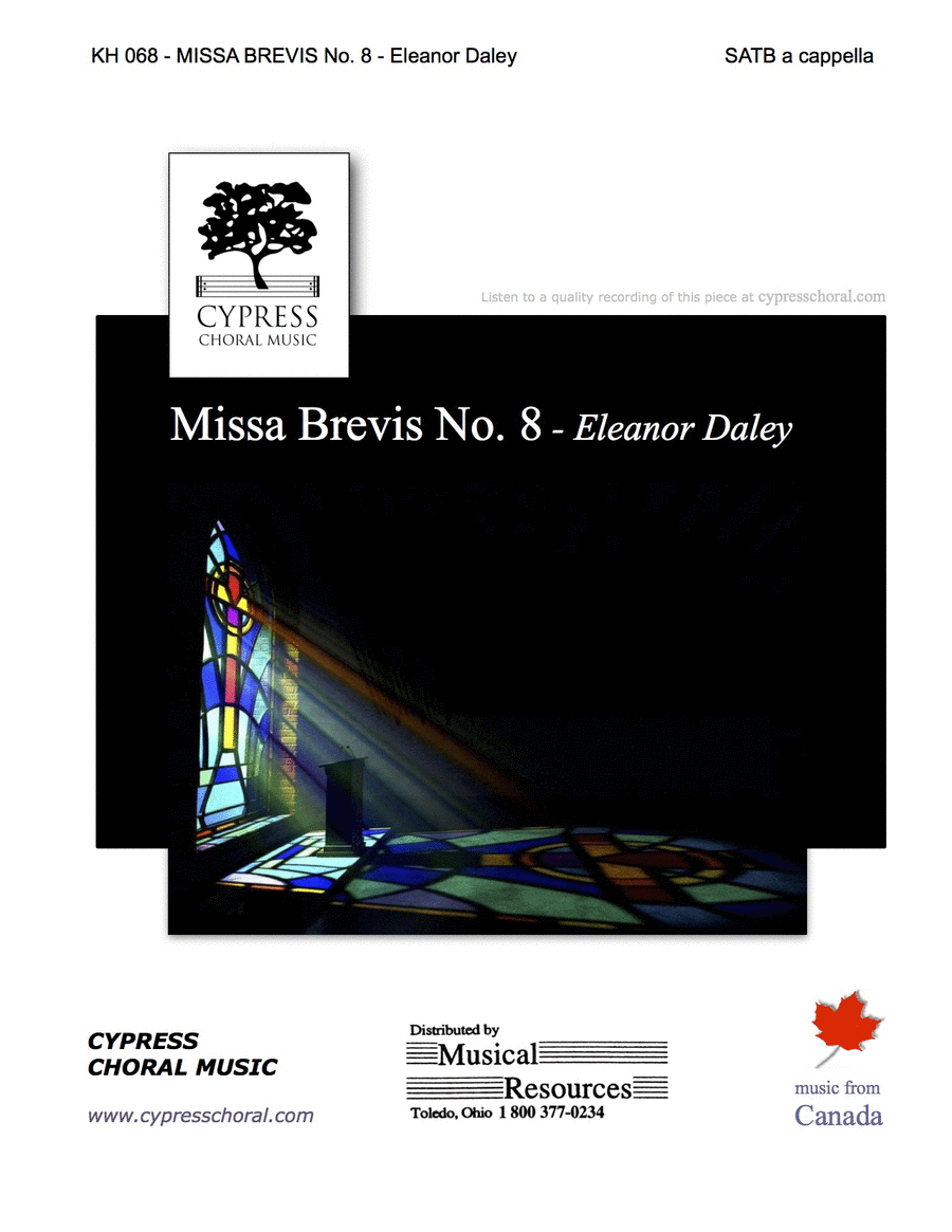 Missa Brevis Missa Brevis 4-Part scores gallery preview page 1