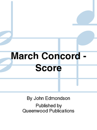 March Concord - Score