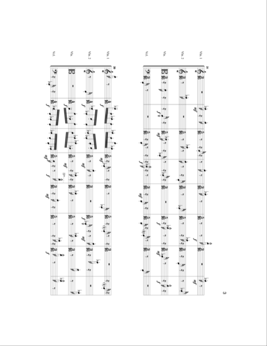 String Quartet #2-Pa Kua String Quartet scores gallery preview page 4