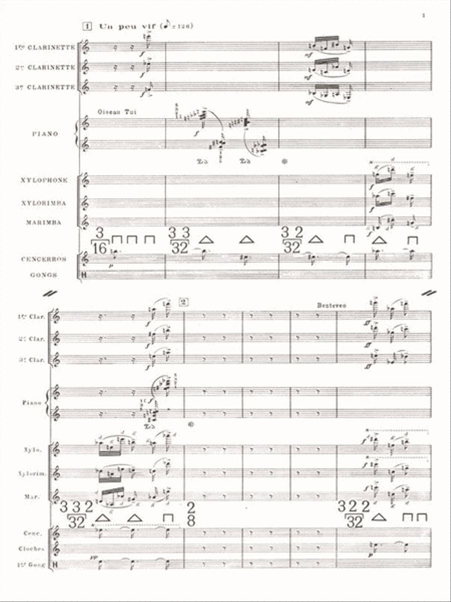 Messiaen Couleurs De La Cite Celeste In 8 Bl917 Orchestra Score Score scores gallery preview page 2