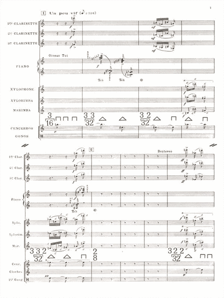 Messiaen Couleurs De La Cite Celeste In 8 Bl917 Orchestra Score