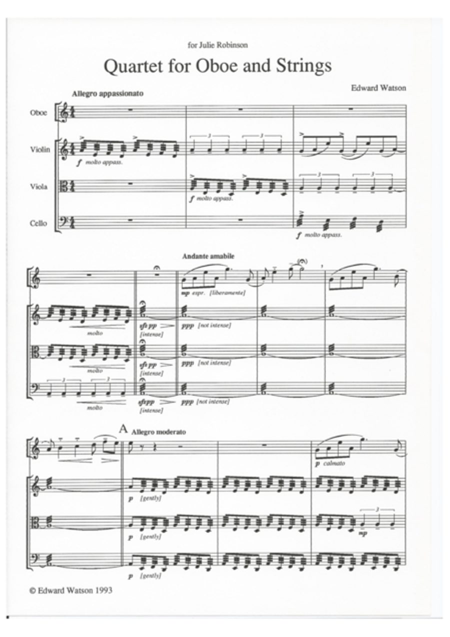 Fantasy Quartet Fantasy Quartet Oboe scores gallery preview page 2