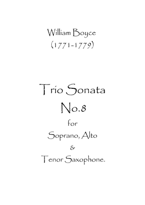 Book cover for Trio Sonata No.8