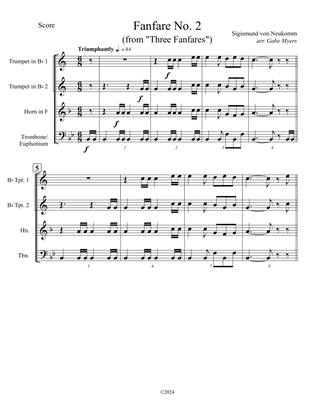 Fanfare No. 2 (from "Three Fanfares")