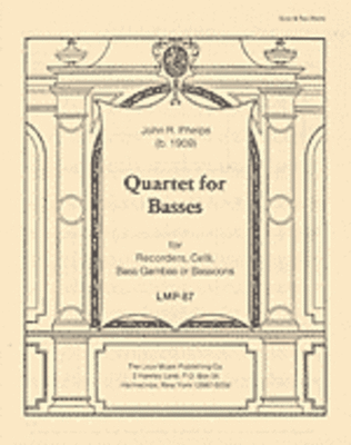 Book cover for Quartet for Basses