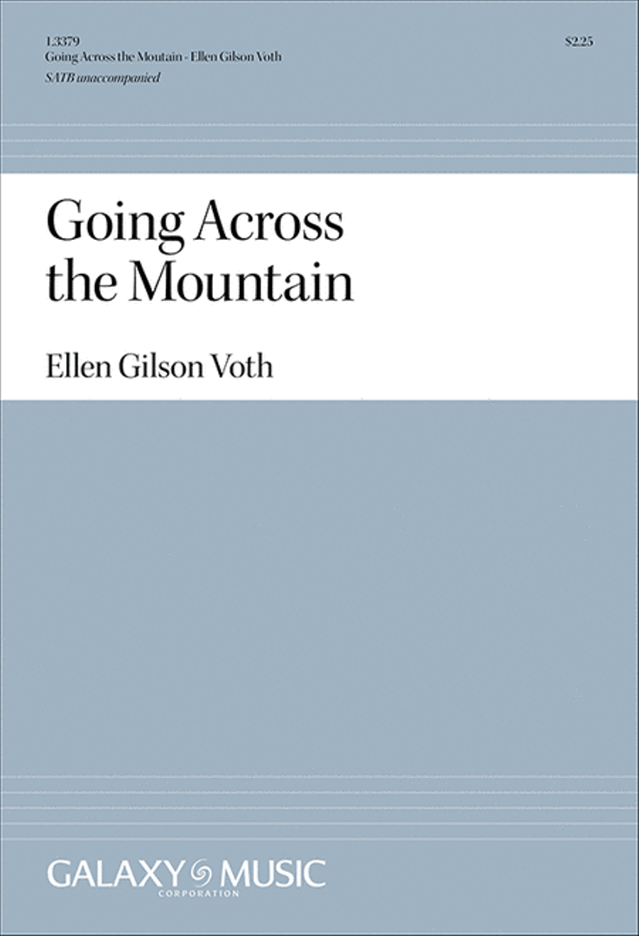 Going Across the Mountain 4-Part scores gallery preview page 1