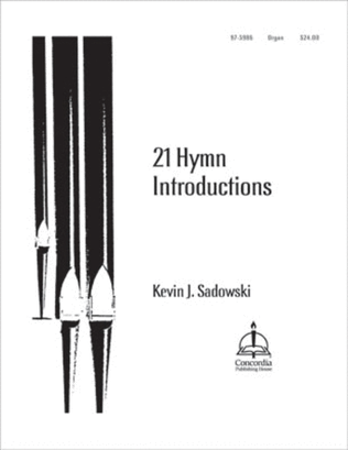 Book cover for 21 Hymn Introductions