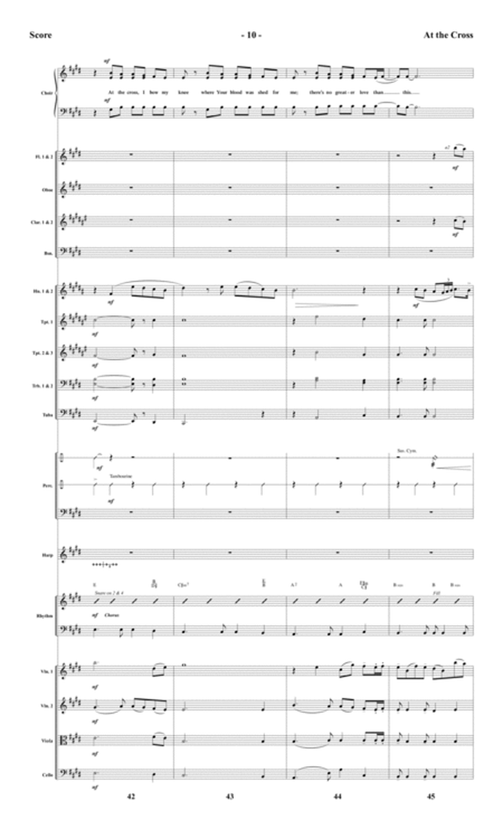 At the Cross - Orchestral Score and Parts