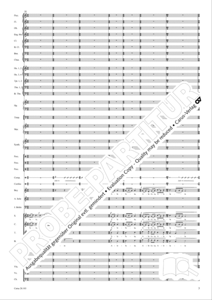 Water 4-Part scores gallery preview page 16