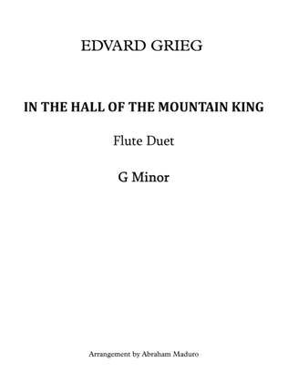 Book cover for In The Hall Of The Mountain King Flute Duet-Score and Parts