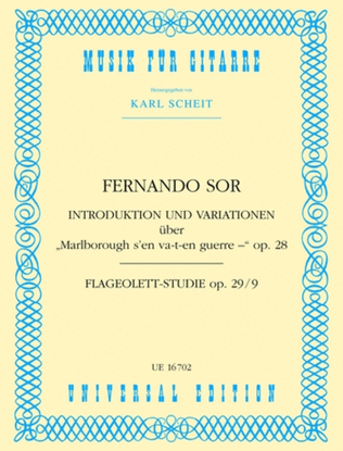 Introduction Variations, Op. 28