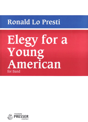 Book cover for Elegy For A Young American