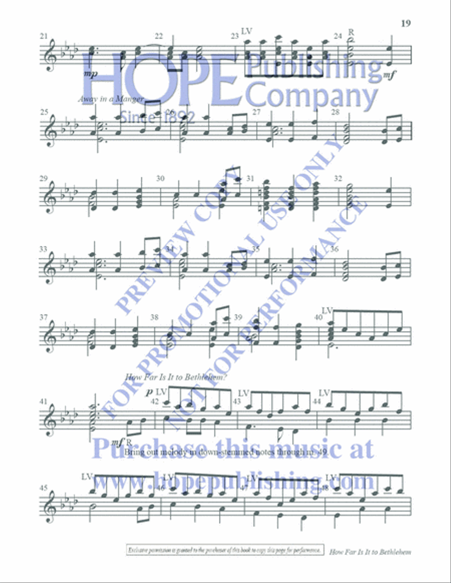 Ring with Less for Christmas Handbell Choir scores gallery preview page 20