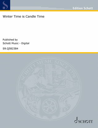 Book cover for Winter Time is Candle Time