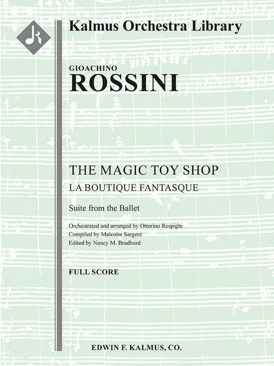 The Magic Toy Shop (La Boutique Fantasque): Suite from the Ballet Full Orchestra scores gallery preview page 1