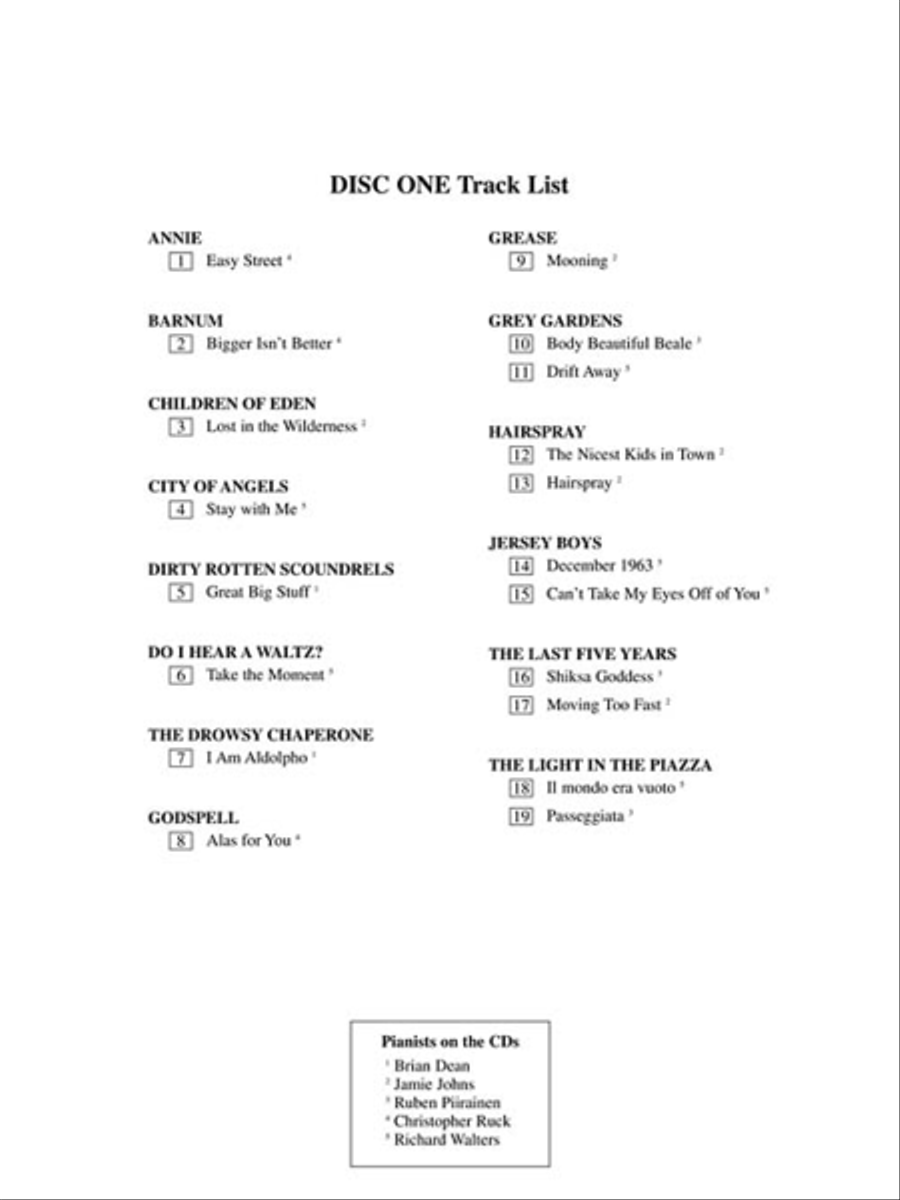 Singer's Musical Theatre Anthology – Volume 5 Tenor Voice scores gallery preview page 3