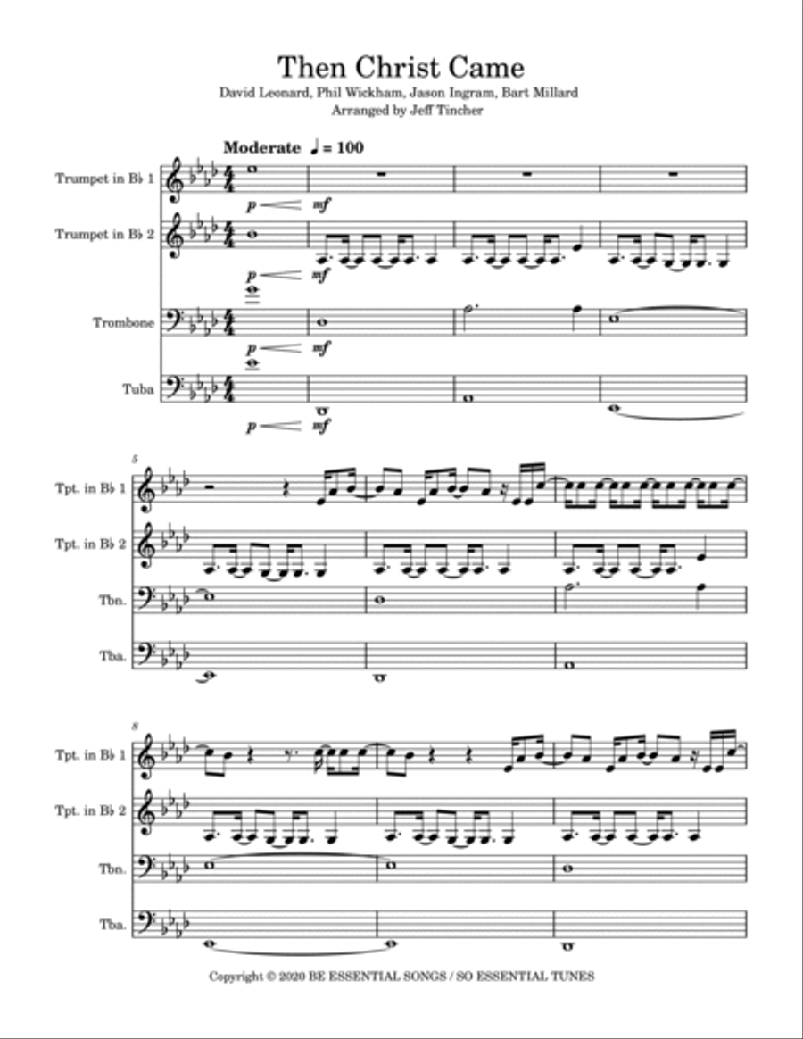 Then Christ Came Trombone scores gallery preview page 2