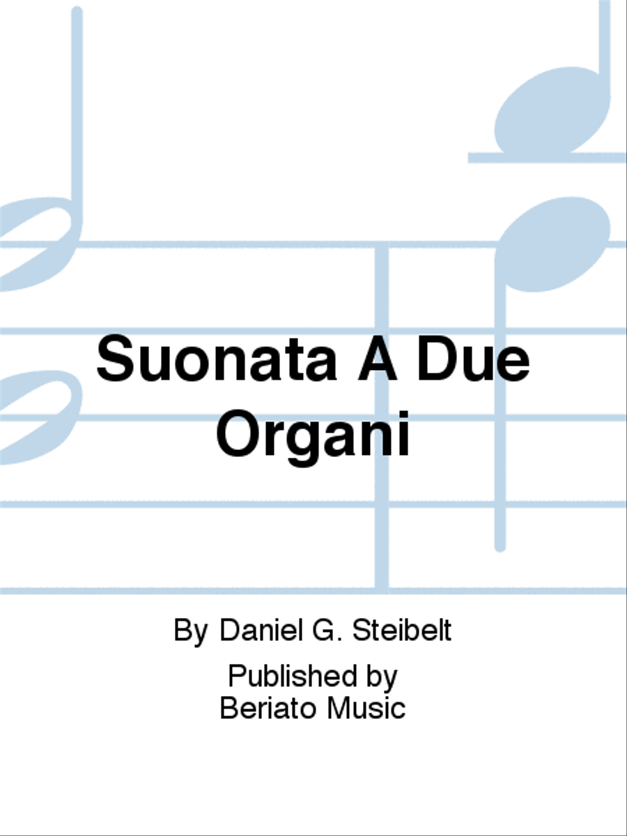 Suonata A Due Organi Organ scores gallery preview page 1