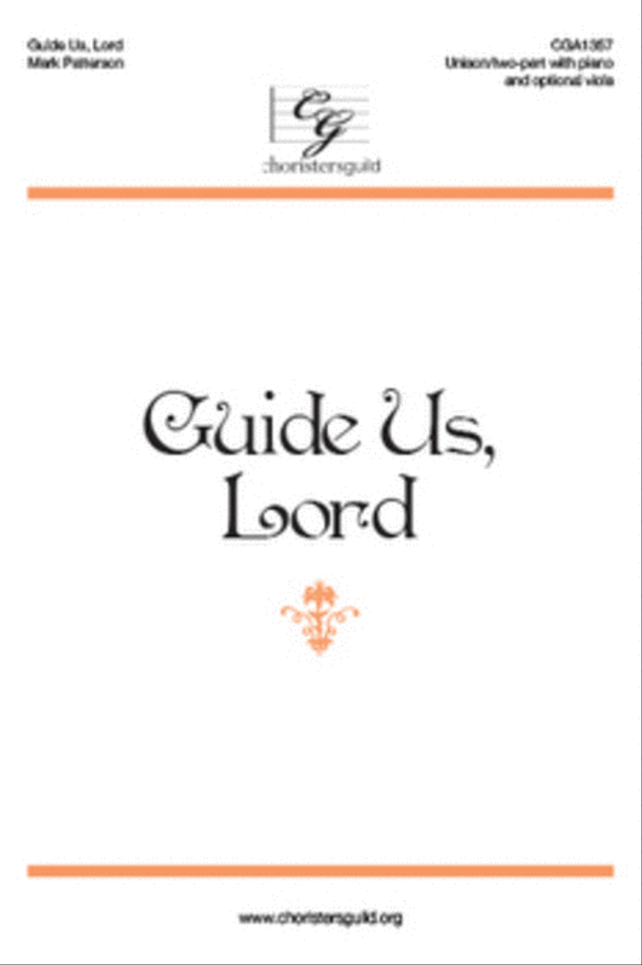 Guide Us, Lord 2-Part scores gallery preview page 1