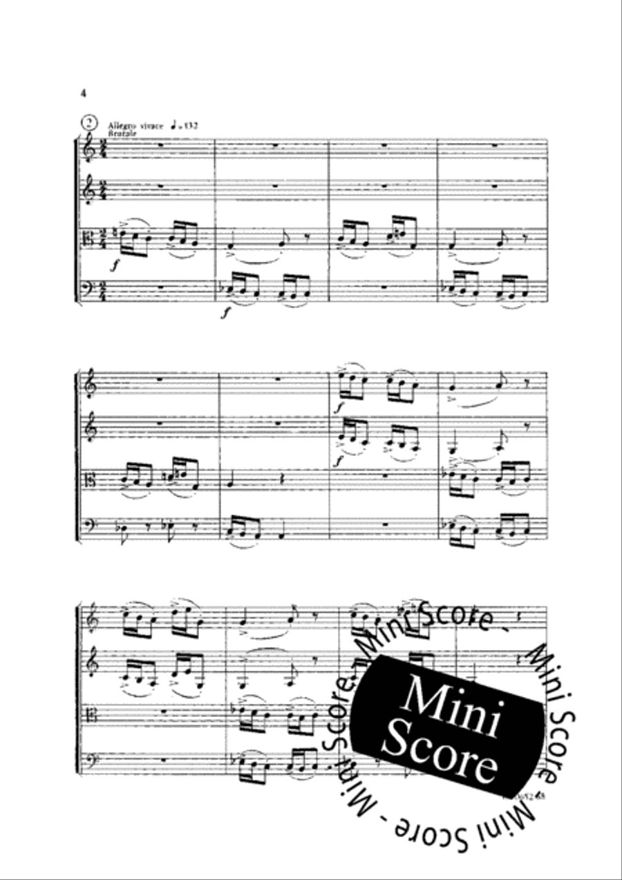 Intermede II Saxophone Quartet scores gallery preview page 6