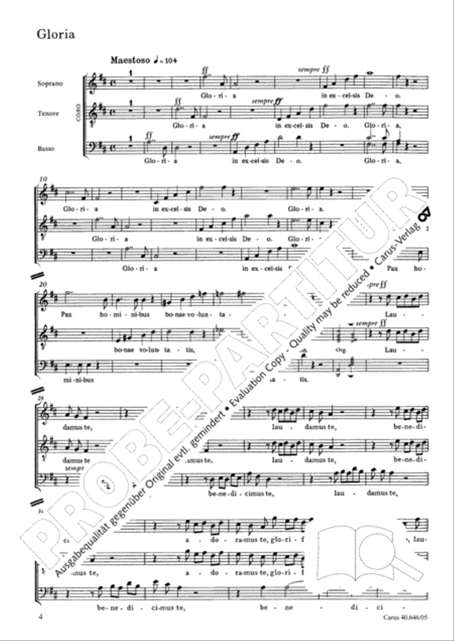 Mass in A major Mass in A major STB scores gallery preview page 5