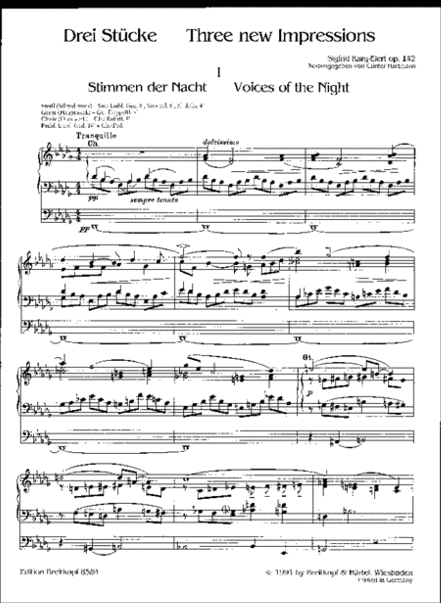 3 Pieces Op. 142 Organ scores gallery preview page 2