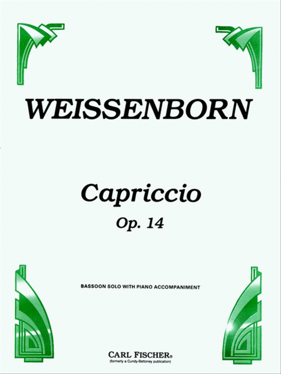 Capriccio Bassoon scores gallery preview page 1