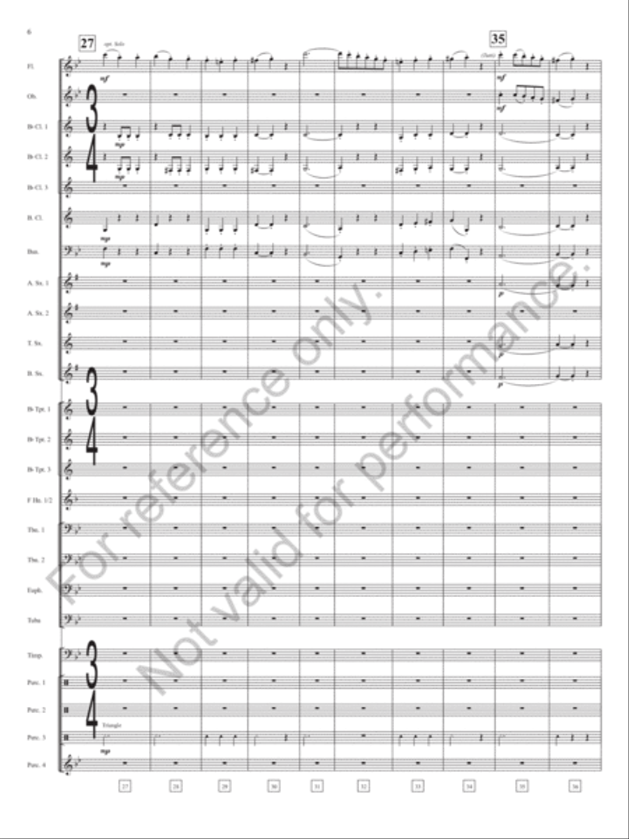 Mozart's Sandbox Mozart's Sandbox Concert Band scores gallery preview page 7