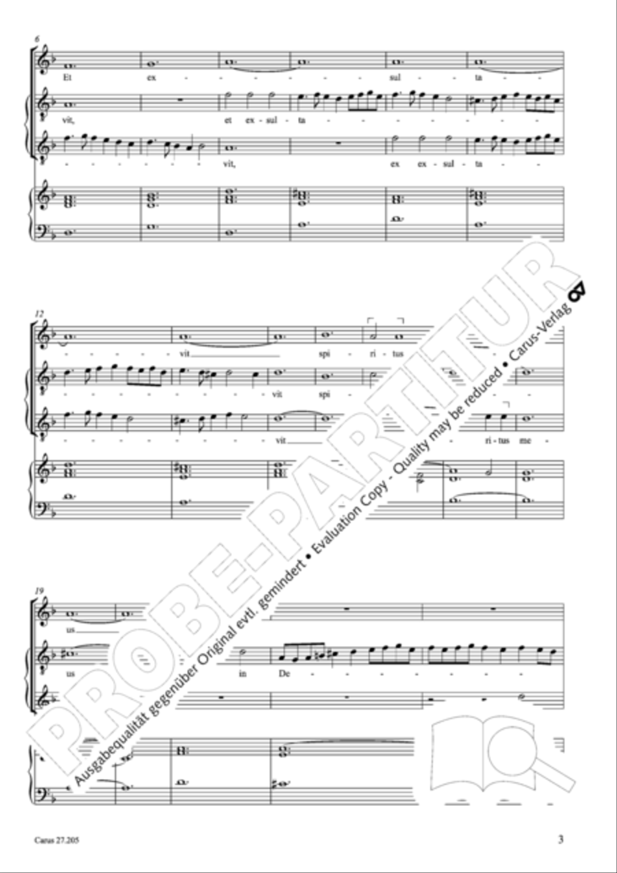 Magnificat a 6 (Magnificat a sei voci) Choir scores gallery preview page 12