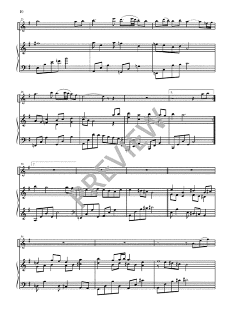 Five More Liturgical Meditations C Instrument scores gallery preview page 12