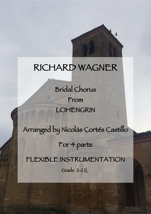 Book cover for Richard Wagner - Bridal Chorus (Wedding March) for Flexible Instrumentation