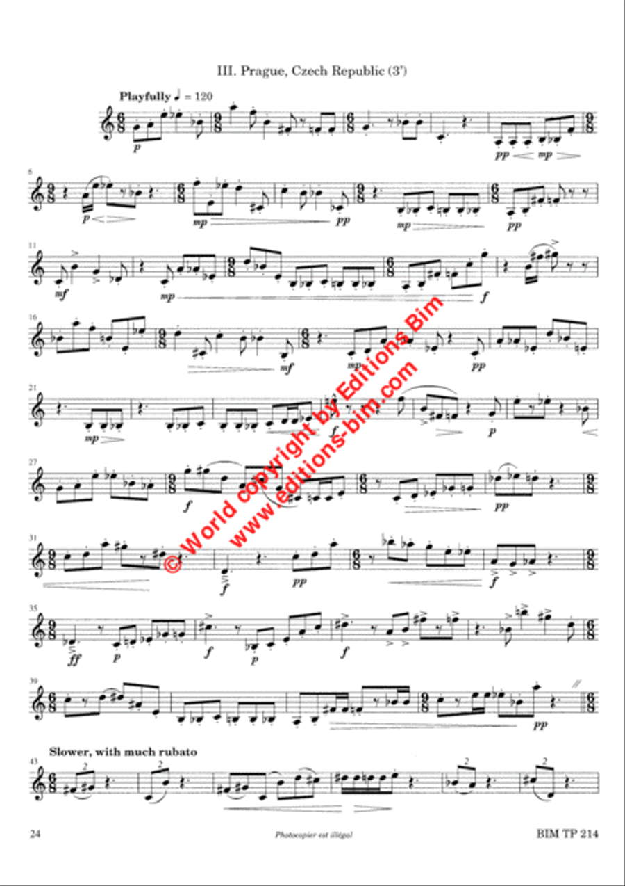 Notes from Faraway Places Trumpet Solo scores gallery preview page 9