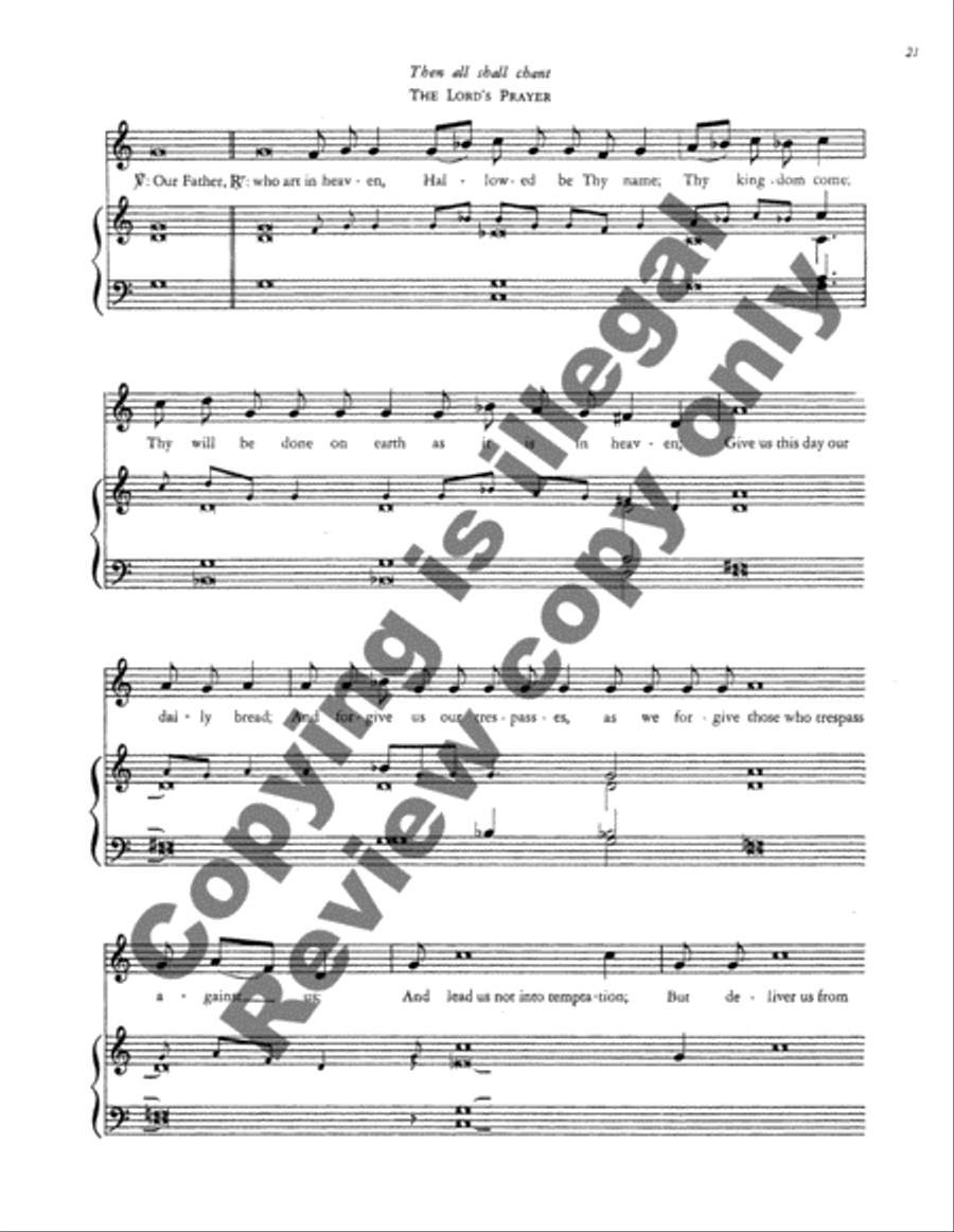 Order of Matins & Vespers Choir scores gallery preview page 7