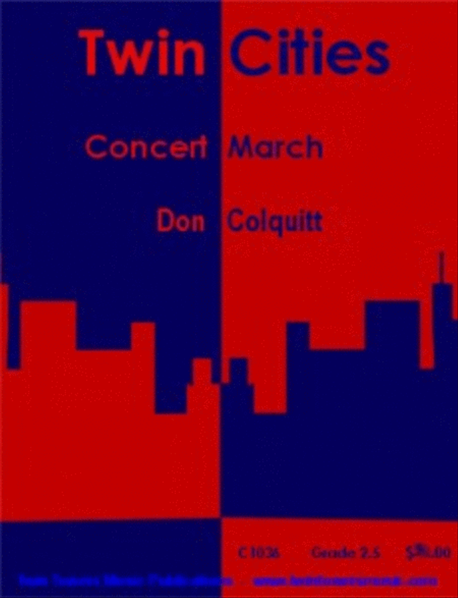 Twin Cities March Concert Band scores gallery preview page 1