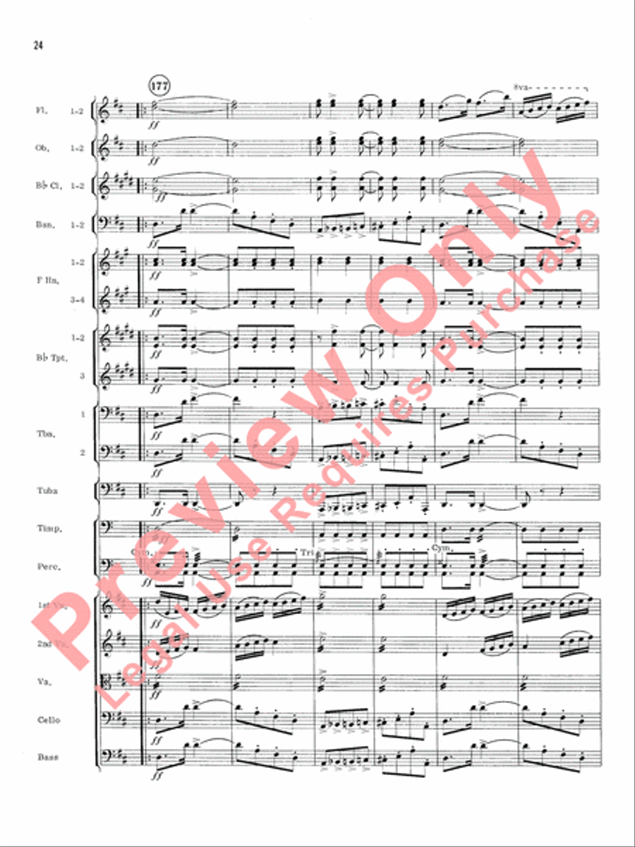 William Tell Overture Full Orchestra scores gallery preview page 27