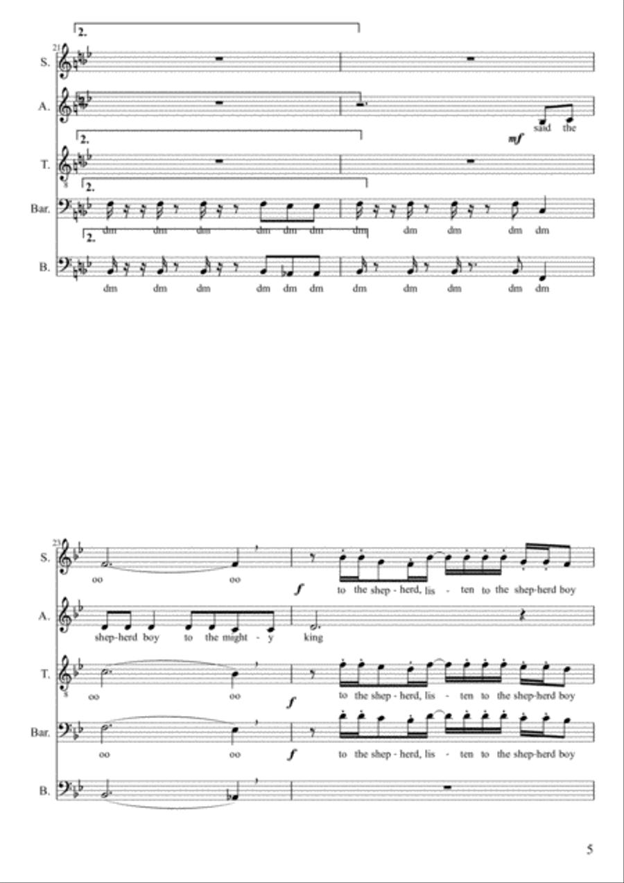 Do You Hear What I Hear SA scores gallery preview page 5