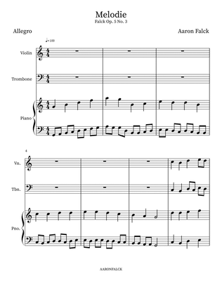 Falck Op. 5 No. 3 (Melodie)