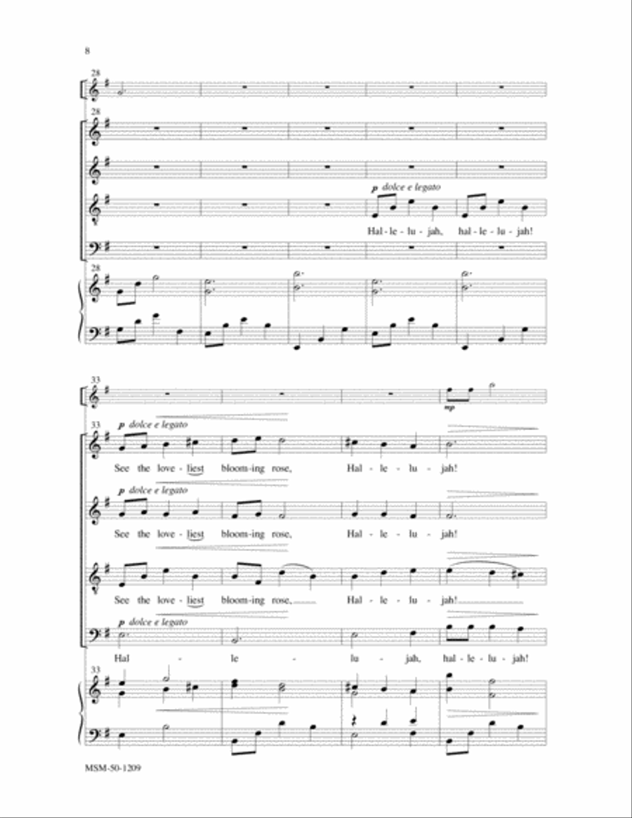 Let Our Gladness Have No End Divisi scores gallery preview page 6