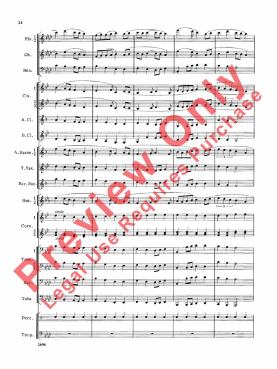 Hudson River Suite Hudson River Suite Concert Band scores gallery preview page 25