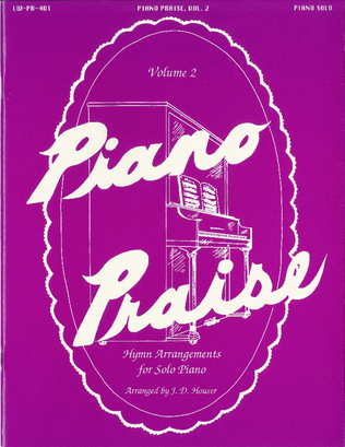Book cover for Piano Praise, Volume 2
