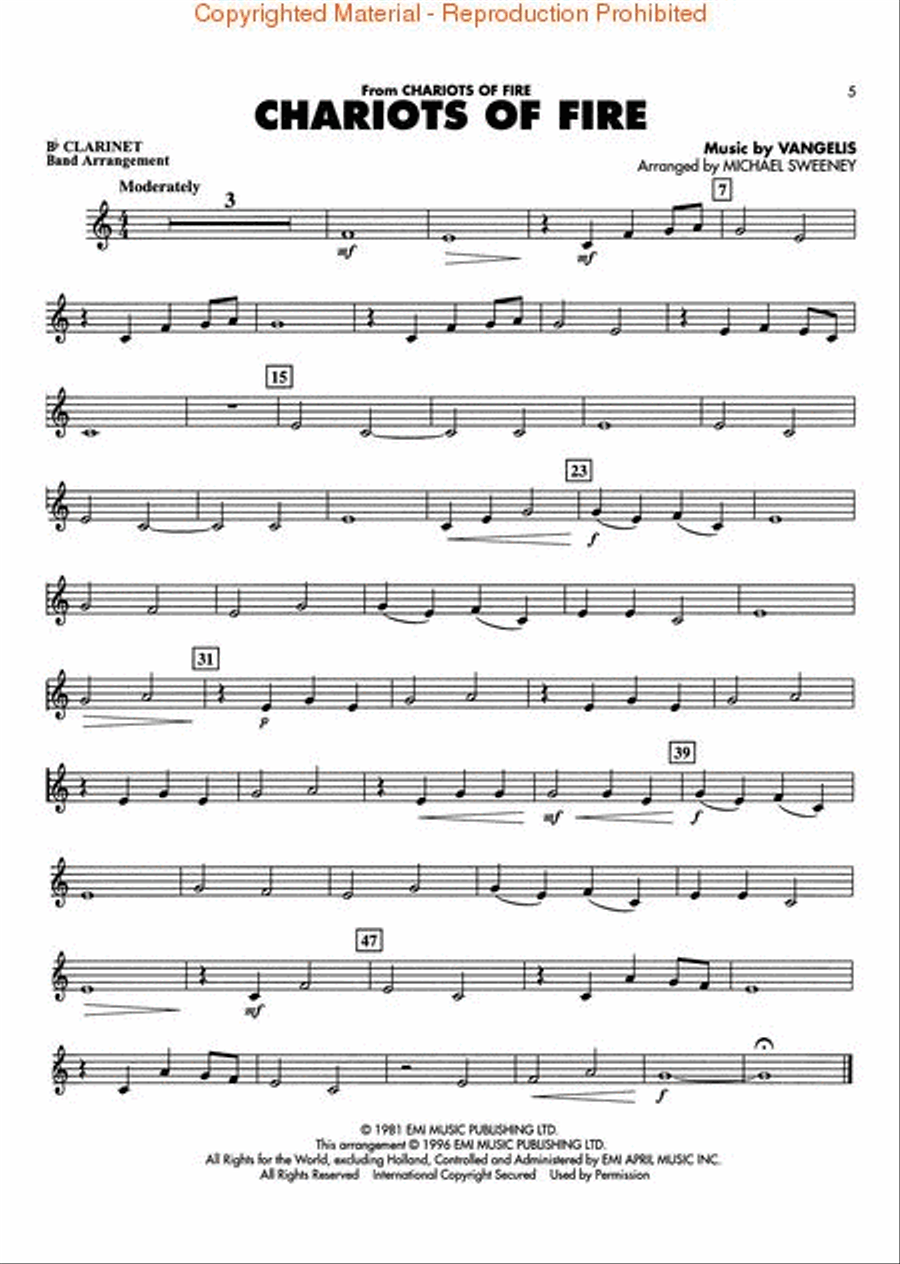 Movie Favorites - Bb Clarinet