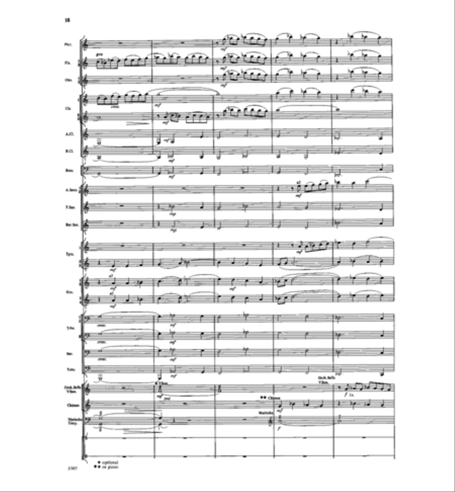Canzonetta Concert Band scores gallery preview page 15