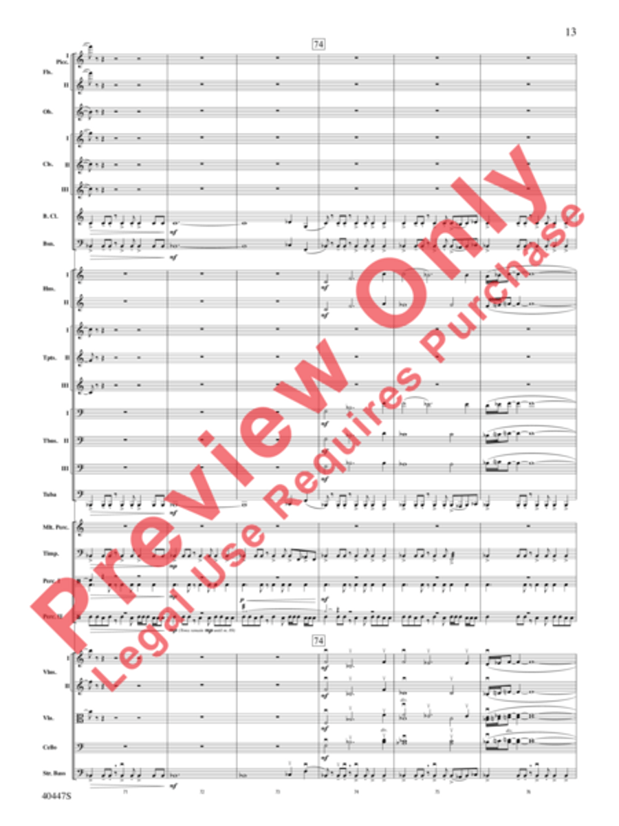 Triumph of the Argonauts Full Orchestra scores gallery preview page 14