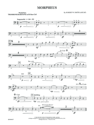 Morpheus: (wp) 1st B-flat Trombone B.C.