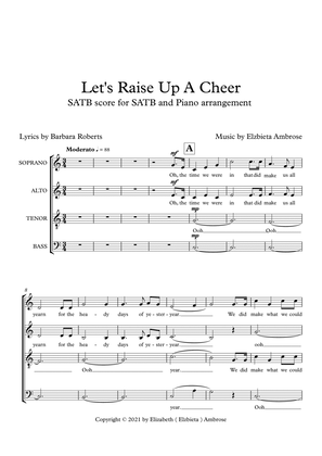 Let's Raise Up A Cheer SATB score