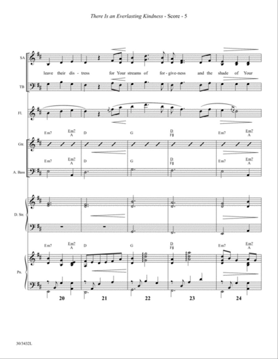 There Is an Everlasting Kindness - Instrumental Ensemble Score and Parts Choir scores gallery preview page 8