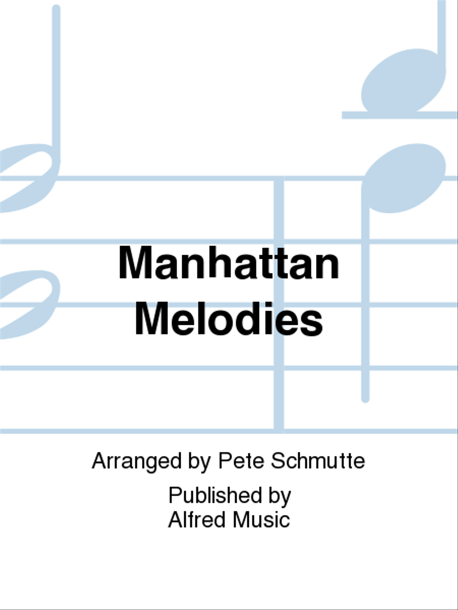 Manhattan Melodies 4-Part scores gallery preview page 1