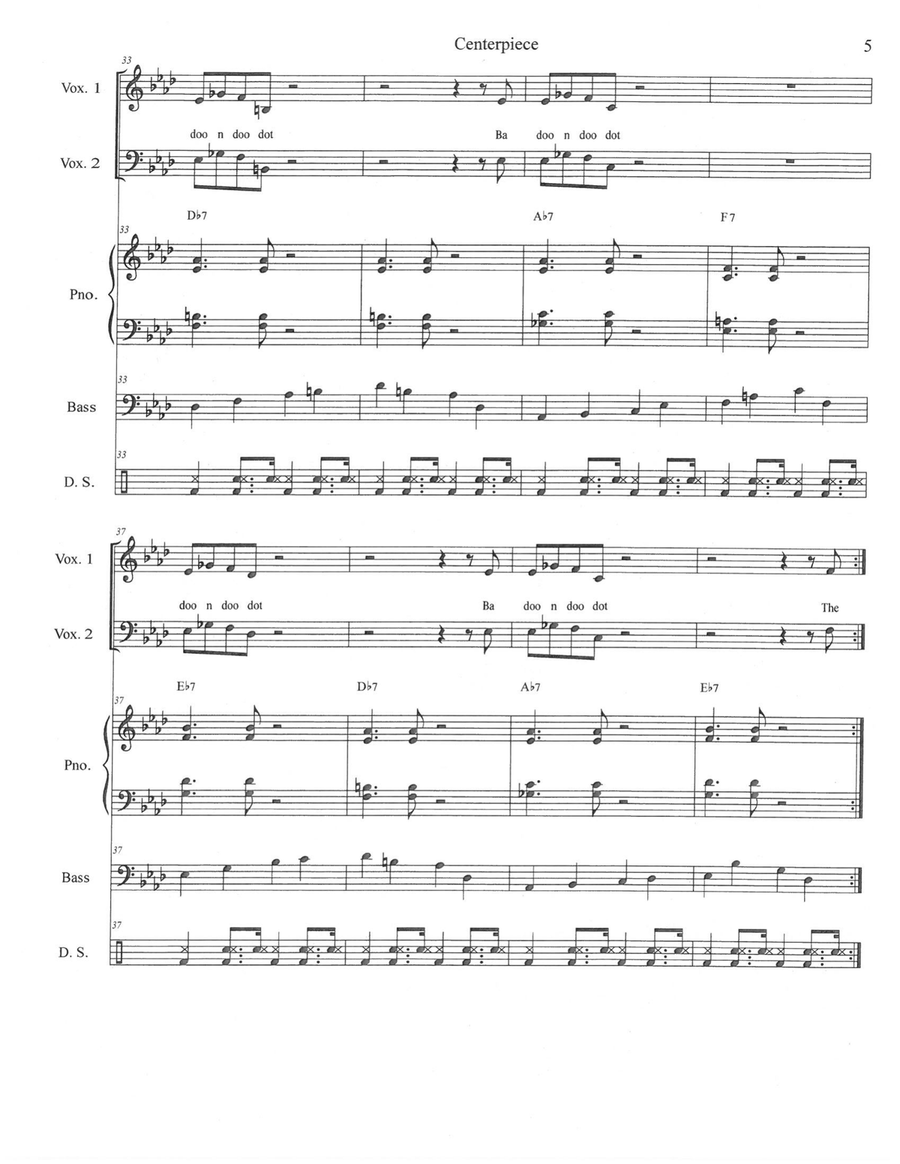Centerpiece 3-Part scores gallery preview page 5