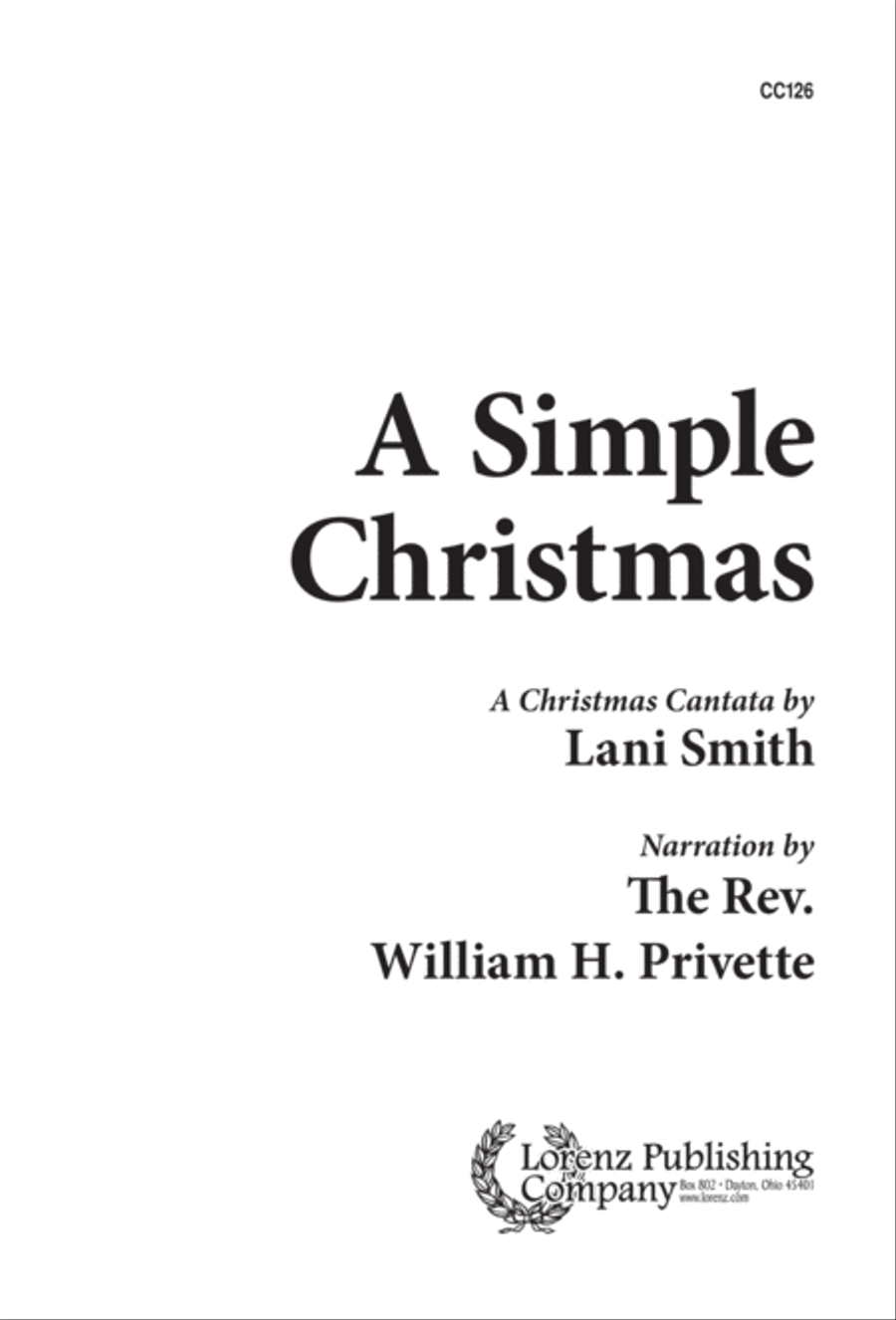 A Simple Christmas A Simple Christmas 3-Part scores gallery preview page 1