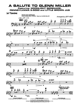Book cover for A Salute to Glenn Miller: 1st Trombone